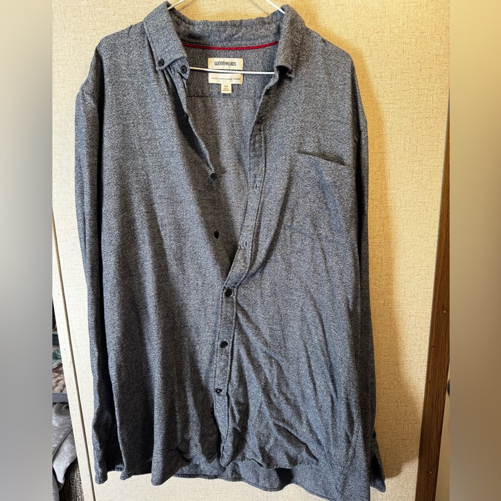 3/$15 Goodthreads Charcoal Button-Up Shirt